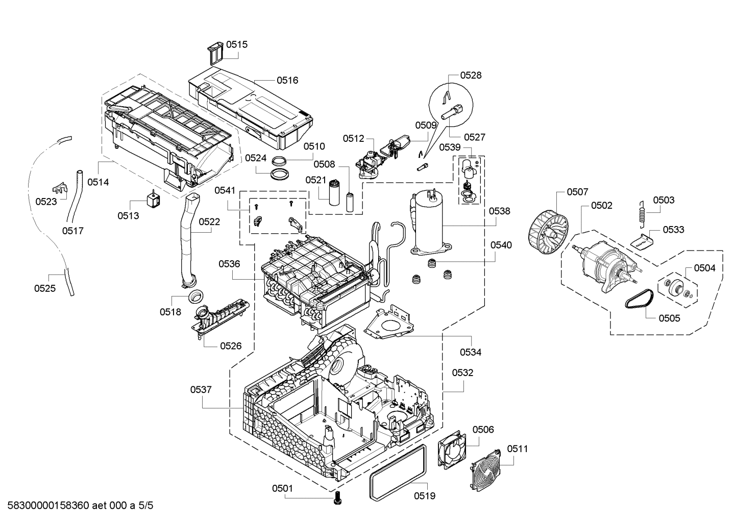 Bosch Tumble Dryer Parts Diagram